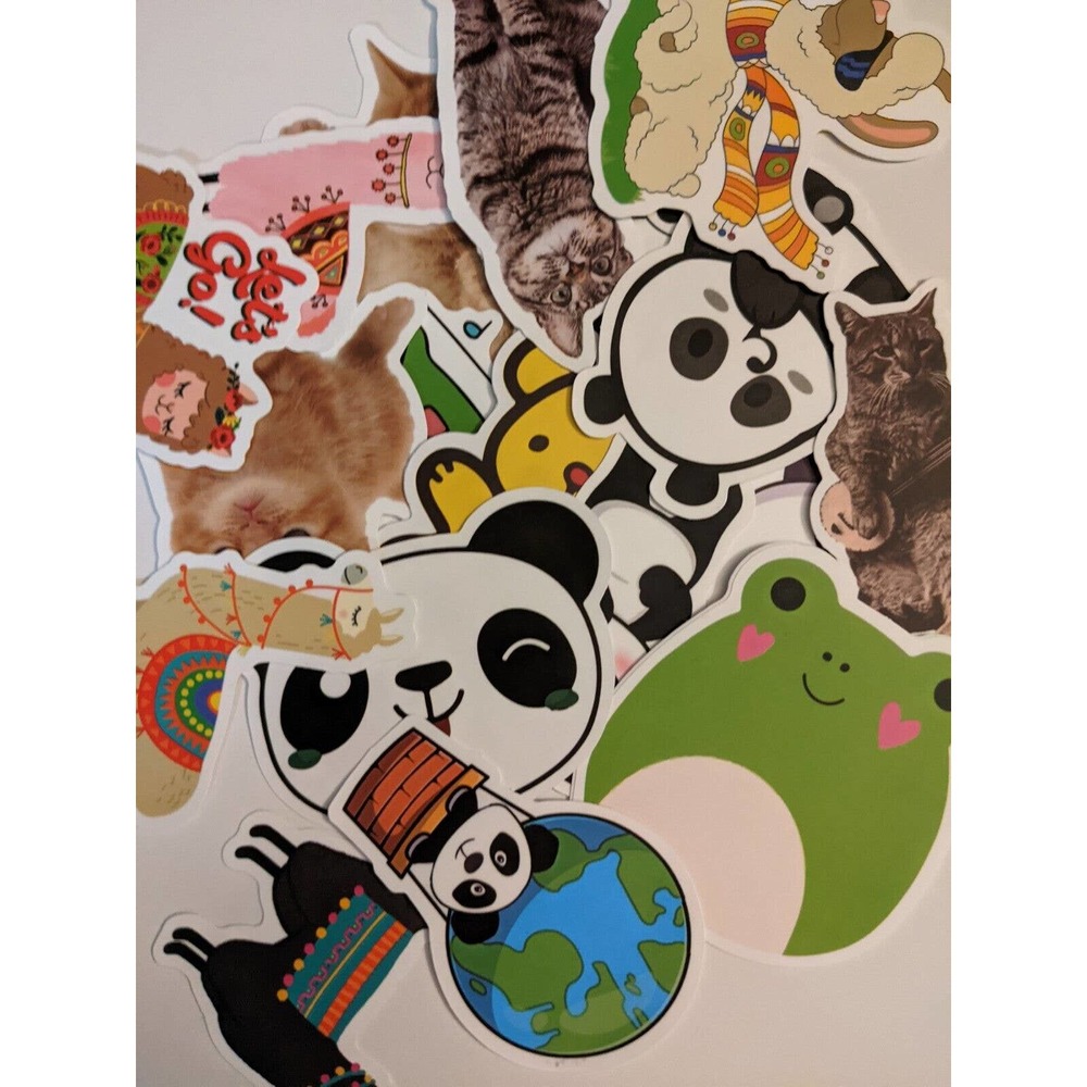 Animal Stickers 100pc Cute Kawaii Girls Teens Laptop Scrapbook Hydroflask